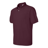 054X Hanes Ecosmart® Jersey Polo Maroon