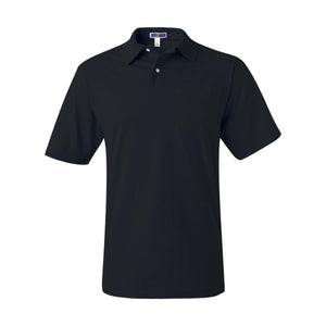 436MPR JERZEES SpotShield™ 50/50 Polo with Pocket Black