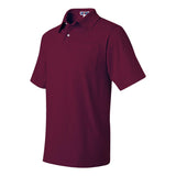 436MPR JERZEES SpotShield™ 50/50 Polo with Pocket Maroon