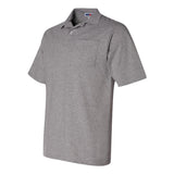 436MPR JERZEES SpotShield™ 50/50 Polo with Pocket Oxford