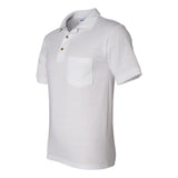 8900 Gildan DryBlend® Jersey Pocket Polo White