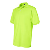 437MSR JERZEES SpotShield™ 50/50 Polo Safety Green