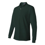 437MLR JERZEES SpotShield™ 50/50 Long Sleeve Polo Forest Green