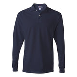 437MLR JERZEES SpotShield™ 50/50 Long Sleeve Polo J. Navy