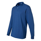 437MLR JERZEES SpotShield™ 50/50 Long Sleeve Polo Royal