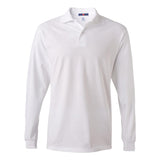 437MLR JERZEES SpotShield™ 50/50 Long Sleeve Polo White