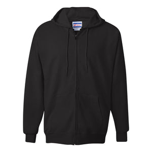 F280 Hanes Ultimate Cotton® Full-Zip Hooded Sweatshirt Black