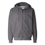 F280 Hanes Ultimate Cotton® Full-Zip Hooded Sweatshirt Charcoal Heather