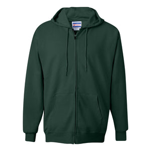 F280 Hanes Ultimate Cotton® Full-Zip Hooded Sweatshirt Deep Forest