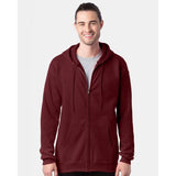 F280 Hanes Ultimate Cotton® Full-Zip Hooded Sweatshirt Maroon