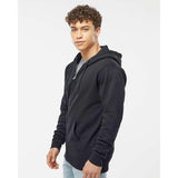 IND4000Z Independent Trading Co. Heavyweight Full-Zip Hooded Sweatshirt Black