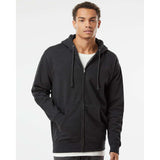 IND4000Z Independent Trading Co. Heavyweight Full-Zip Hooded Sweatshirt Charcoal Heather