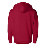 IND4000Z Independent Trading Co. Heavyweight Full-Zip Hooded Sweatshirt Red