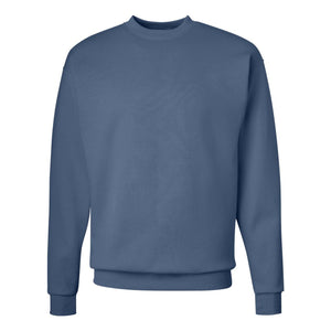 P160 Hanes Ecosmart® Crewneck Sweatshirt Denim Blue