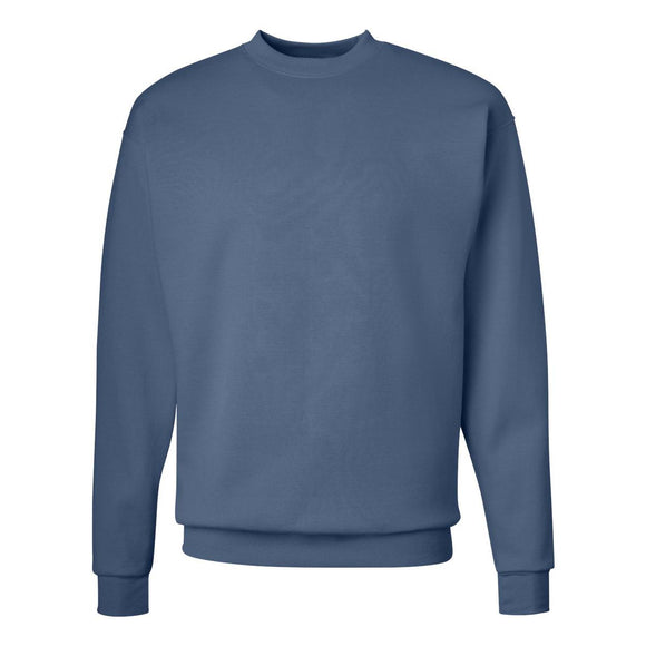 P160 Hanes Ecosmart® Crewneck Sweatshirt Denim Blue