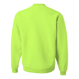 562MR JERZEES NuBlend® Crewneck Sweatshirt Safety Green