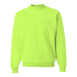 562MR JERZEES NuBlend® Crewneck Sweatshirt Safety Green