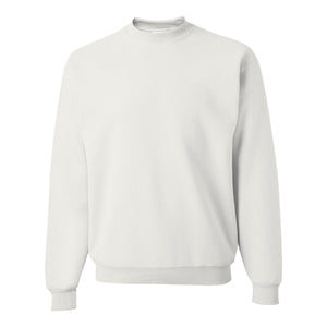 562MR JERZEES NuBlend® Crewneck Sweatshirt White