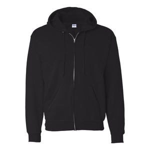 P180 Hanes Ecosmart® Full-Zip Hooded Sweatshirt Black