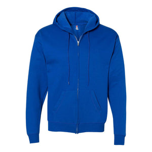 P180 Hanes Ecosmart® Full-Zip Hooded Sweatshirt Deep Royal