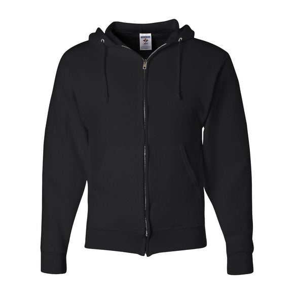 993MR JERZEES NuBlend® Full-Zip Hooded Sweatshirt Black