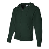 993MR JERZEES NuBlend® Full-Zip Hooded Sweatshirt Forest Green