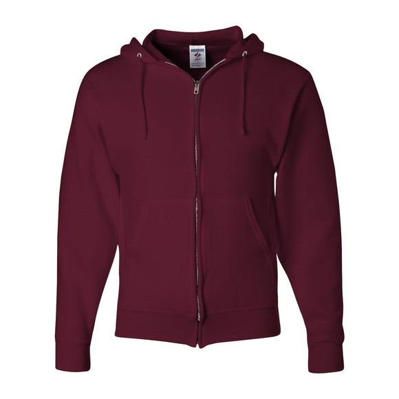 993MR JERZEES NuBlend® Full-Zip Hooded Sweatshirt Maroon