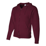 993MR JERZEES NuBlend® Full-Zip Hooded Sweatshirt Maroon