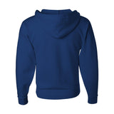 993MR JERZEES NuBlend® Full-Zip Hooded Sweatshirt Royal