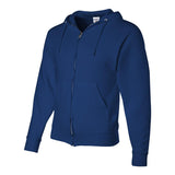 993MR JERZEES NuBlend® Full-Zip Hooded Sweatshirt Royal