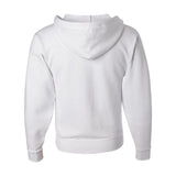 993MR JERZEES NuBlend® Full-Zip Hooded Sweatshirt White