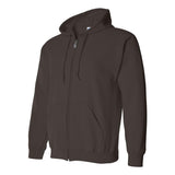 18600 Gildan Heavy Blend™ Full-Zip Hooded Sweatshirt Dark Chocolate