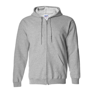 18600 Gildan Heavy Blend™ Full-Zip Hooded Sweatshirt Sport Grey