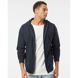 AFX4000Z Independent Trading Co. Full-Zip Hooded Sweatshirt Navy