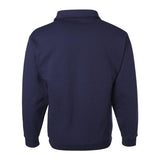 4528MR JERZEES Super Sweats NuBlend® Quarter-Zip Cadet Collar Sweatshirt J. Navy