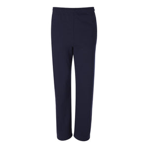 974MPR JERZEES NuBlend® Open-Bottom Sweatpants with Pockets J. Navy