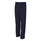 974MPR JERZEES NuBlend® Open-Bottom Sweatpants with Pockets J. Navy