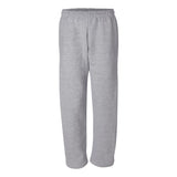 12300 Gildan DryBlend® Open-Bottom Sweatpants with Pockets Sport Grey