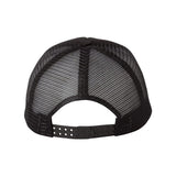 VC700 Valucap Foam Mesh-Back Trucker Cap Black/ Black