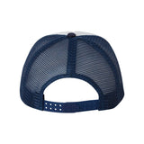 VC700 Valucap Foam Mesh-Back Trucker Cap White/ Navy