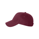 VC600 Valucap Chino Cap Maroon