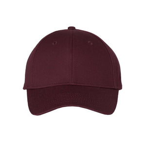 VC600 Valucap Chino Cap Maroon