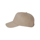 8869 Valucap Five-Panel Twill Cap Khaki