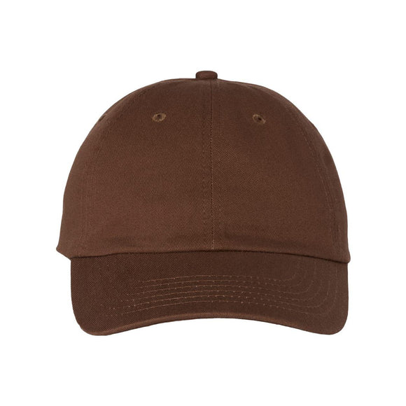 VC300A Valucap Adult Bio-Washed Classic Dad Hat Brown