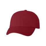 VC300A Valucap Adult Bio-Washed Classic Dad Hat Cardinal