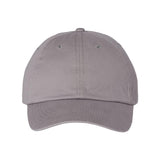 VC300A Valucap Adult Bio-Washed Classic Dad Hat Grey