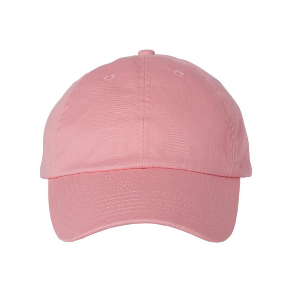 VC300A Valucap Adult Bio-Washed Classic Dad Hat Pink