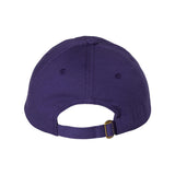 VC300A Valucap Adult Bio-Washed Classic Dad Hat Purple