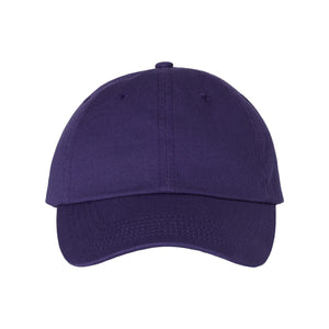 VC300A Valucap Adult Bio-Washed Classic Dad Hat Purple