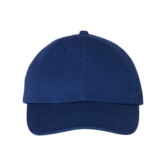 VC300A Valucap Adult Bio-Washed Classic Dad Hat Royal